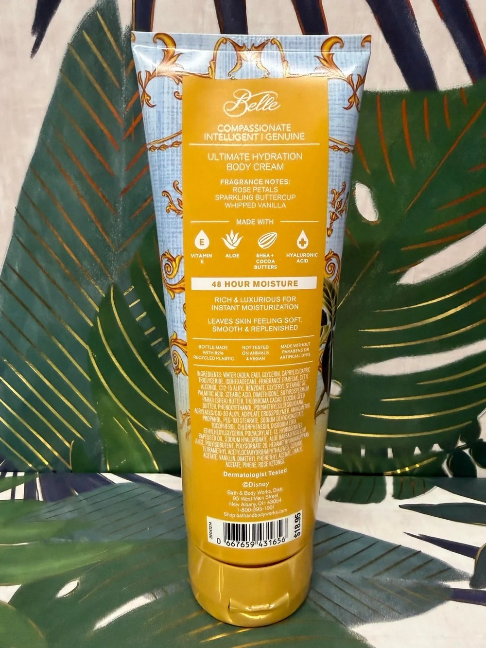 Bath & Body Works Disney Princess Belle Ultimate Hydration Body Cream 8 oz
